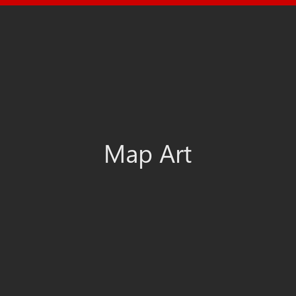 Minecraft block mural used as map art